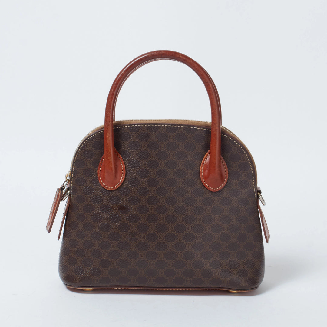 CELINE/セリーヌ】マカダム柄 ショルダーストラップ付き 2way