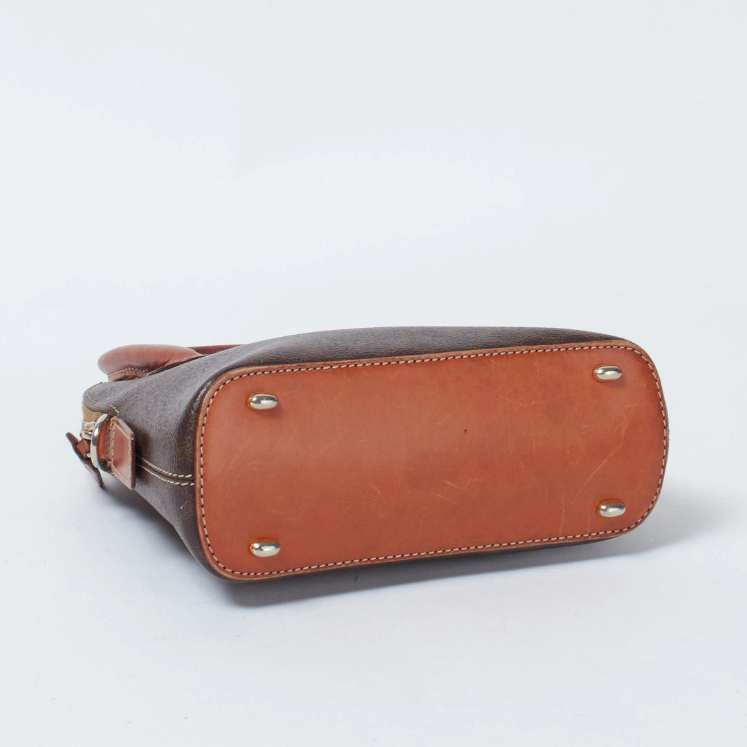 CELINE/セリーヌ】マカダム柄 ショルダーストラップ付き 2way