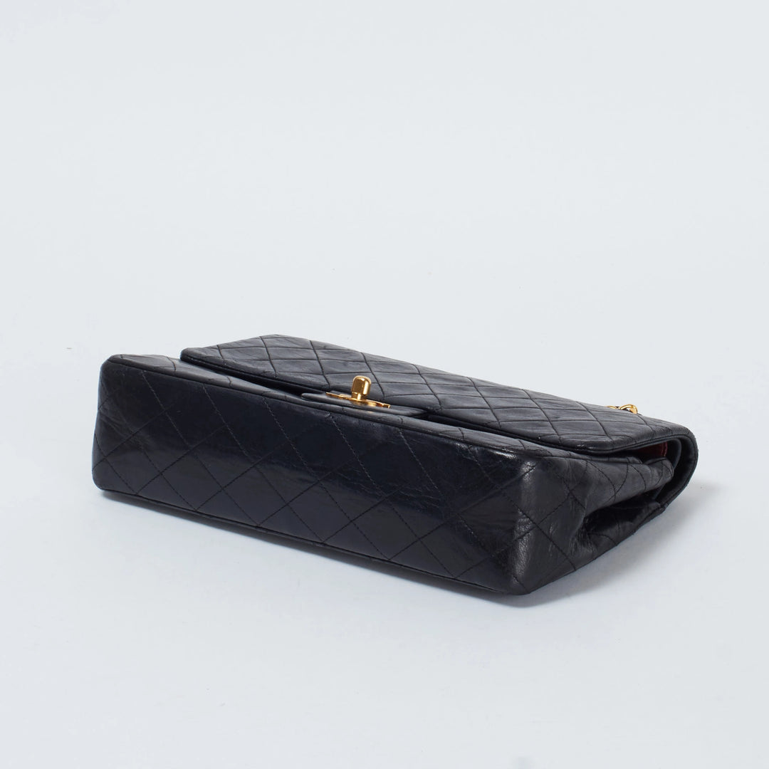 CHANEL/シャネル】マトラッセ ダブルフラップ ターンロック チェーン