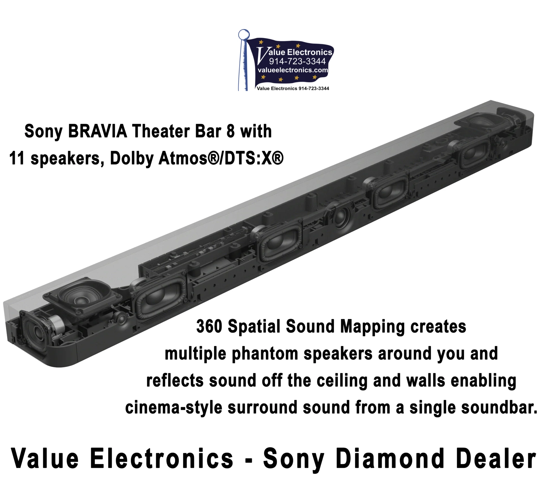 Sony BRAVIA Theater Bar 8 soundbar system - Value Electronics