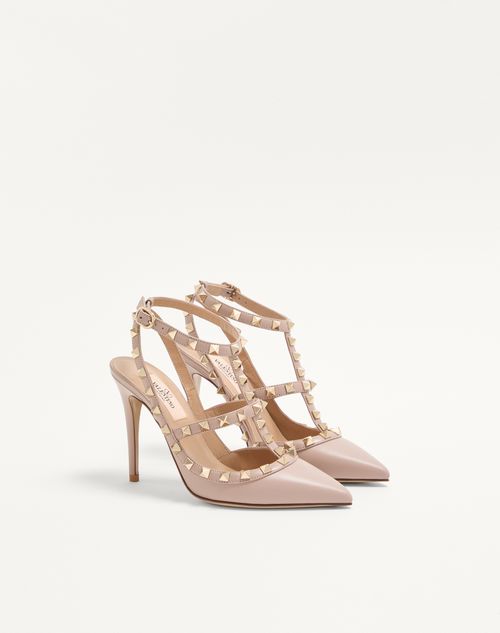 ロックスタッズ ストラップパンプス100mm for ウィメンズ インチ