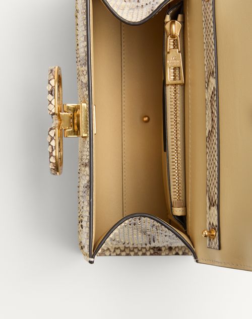 ヴァレンティノ ガラヴァーニ Vスリング スモール パイソン