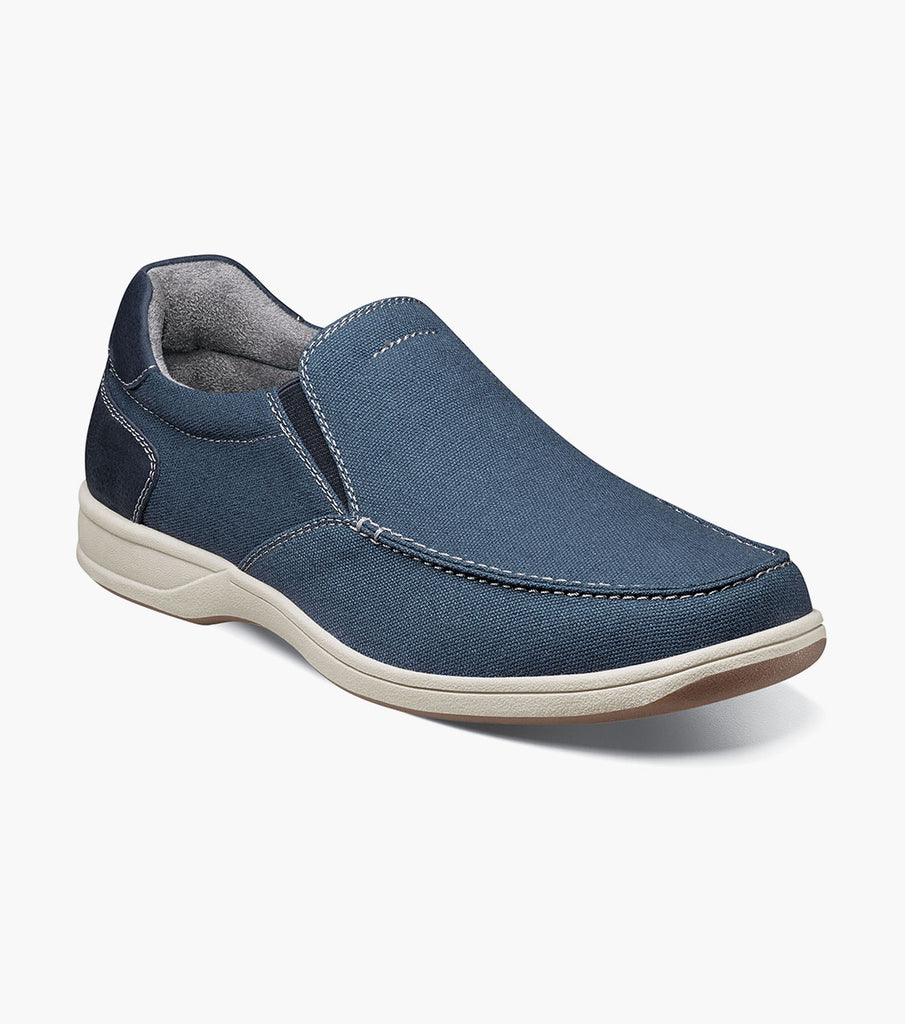 Florsheim Lakeside Canvas Moc Toe Slip On – Valentino's Comfort Shoes