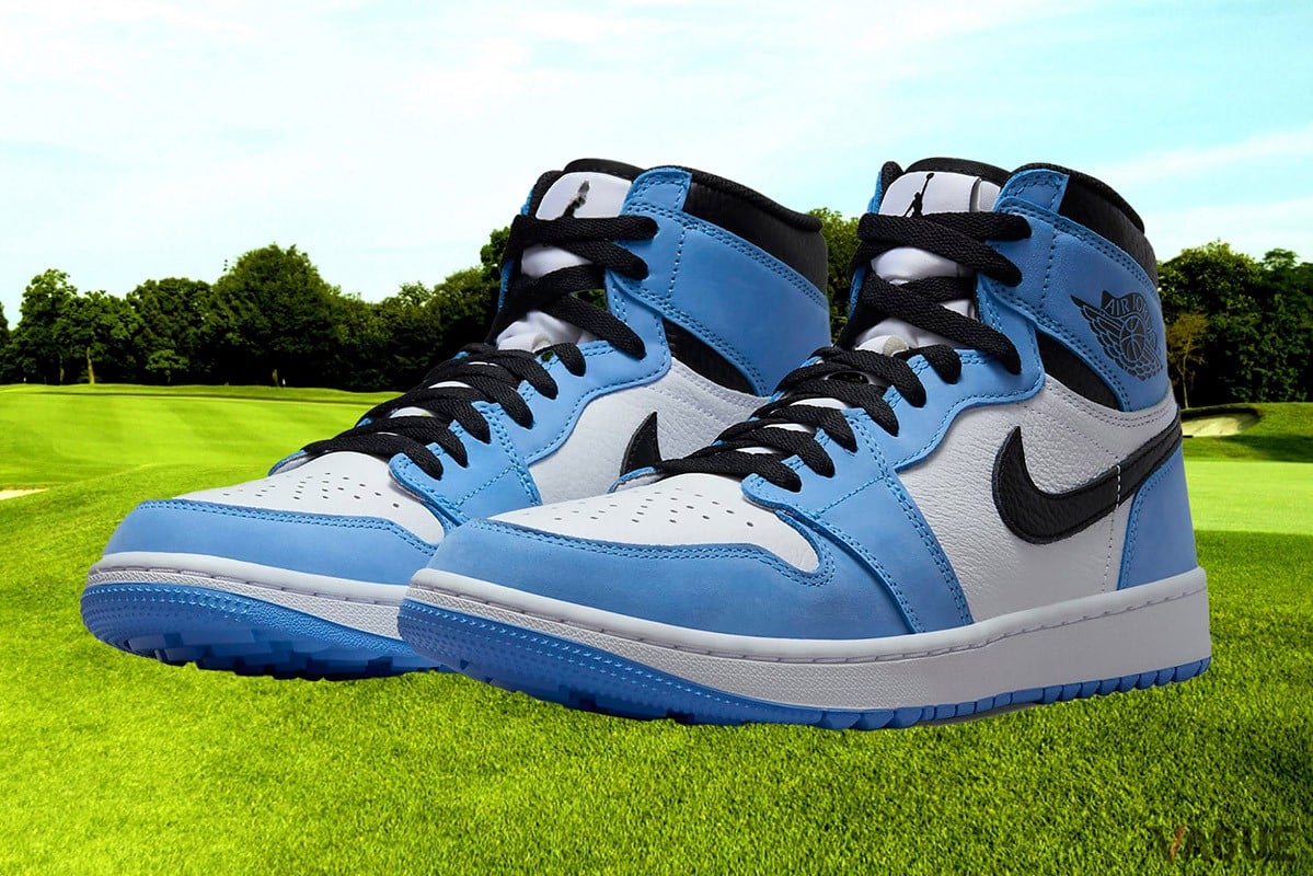 ゴルフシューズ仕様の「エアジョーダン1」にさわやかな新色が登場