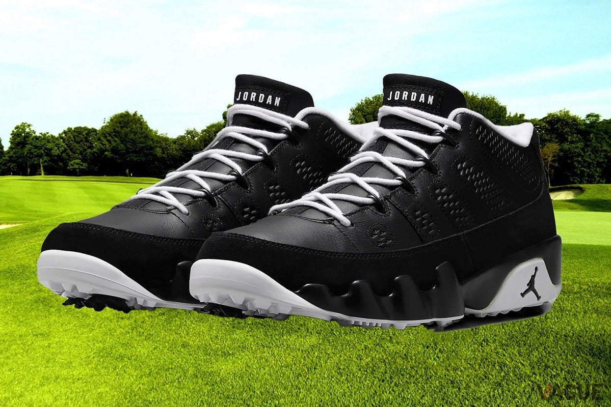 ゴルフ仕様の「エアジョーダン9」に“足元を引き締める新色”ブラックが