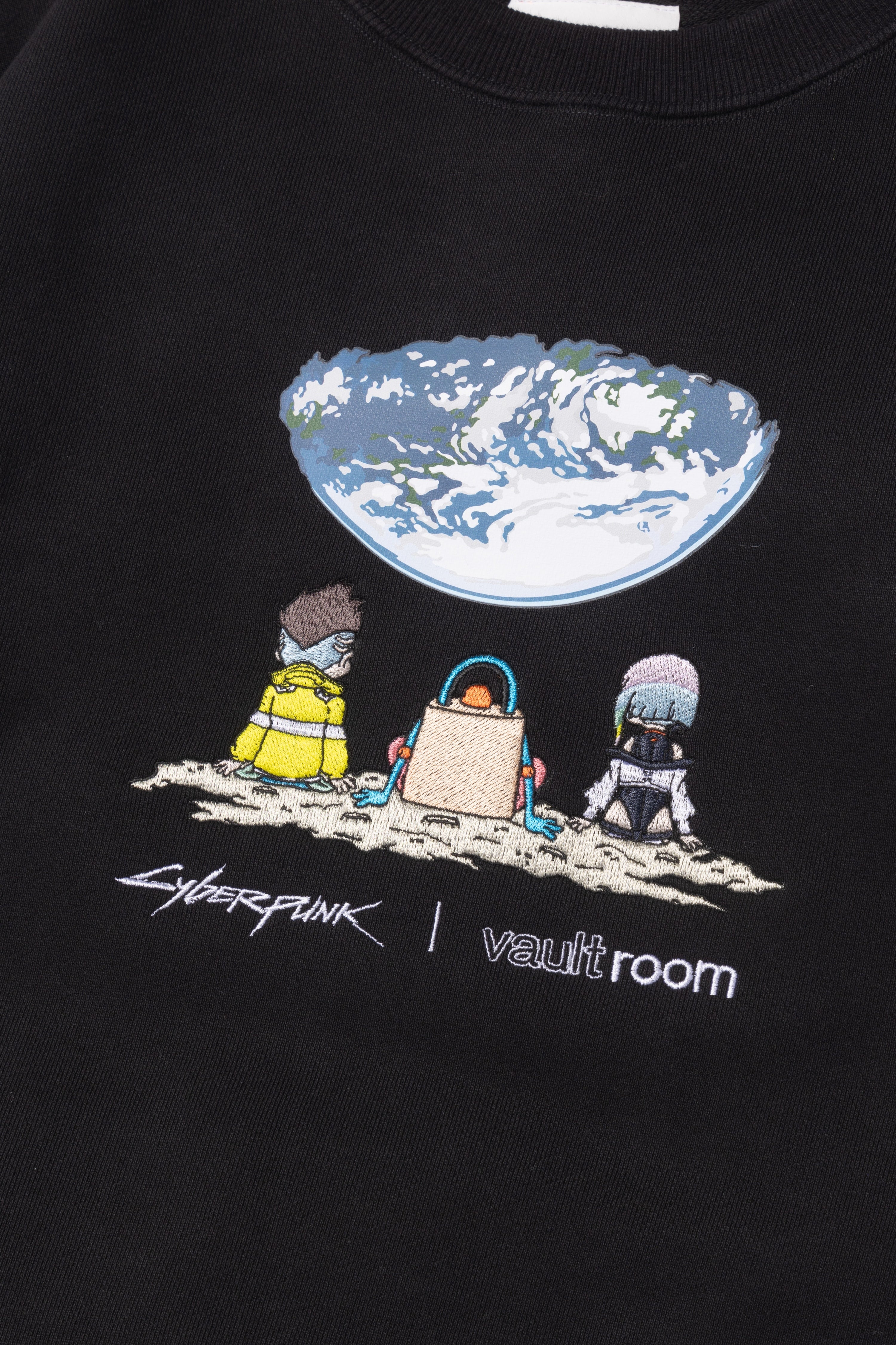 VR × CYBERPUNK CREWNECK / BLACK – VAULTROOM