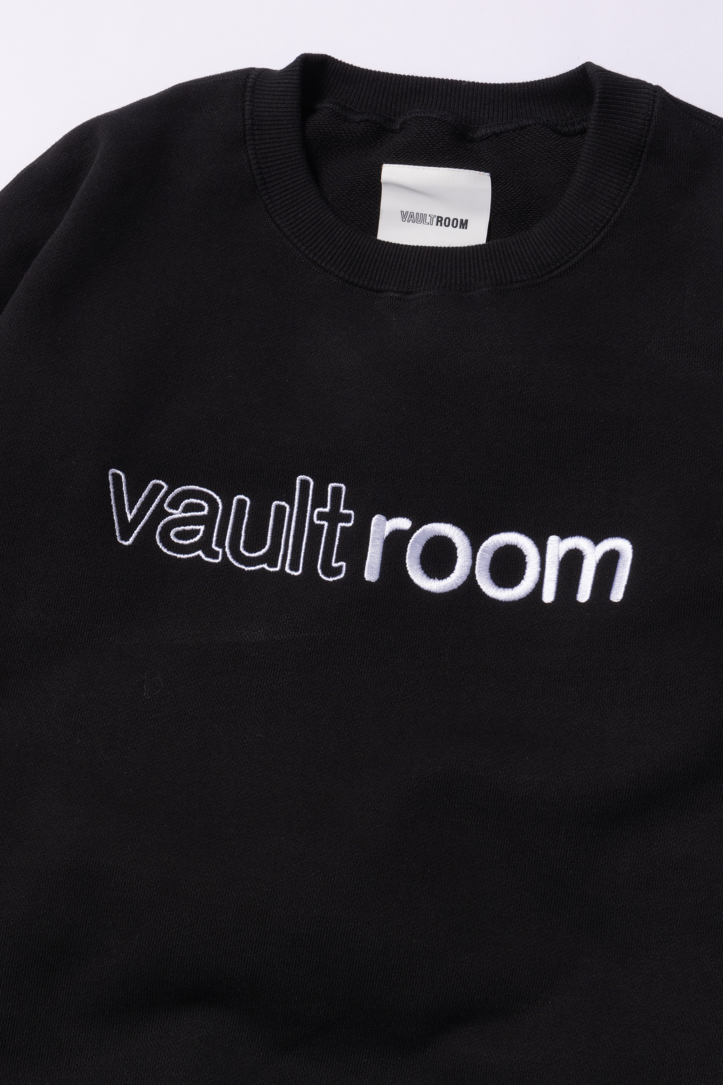 VAULTROOM LOGO CREWNECK / BLACK