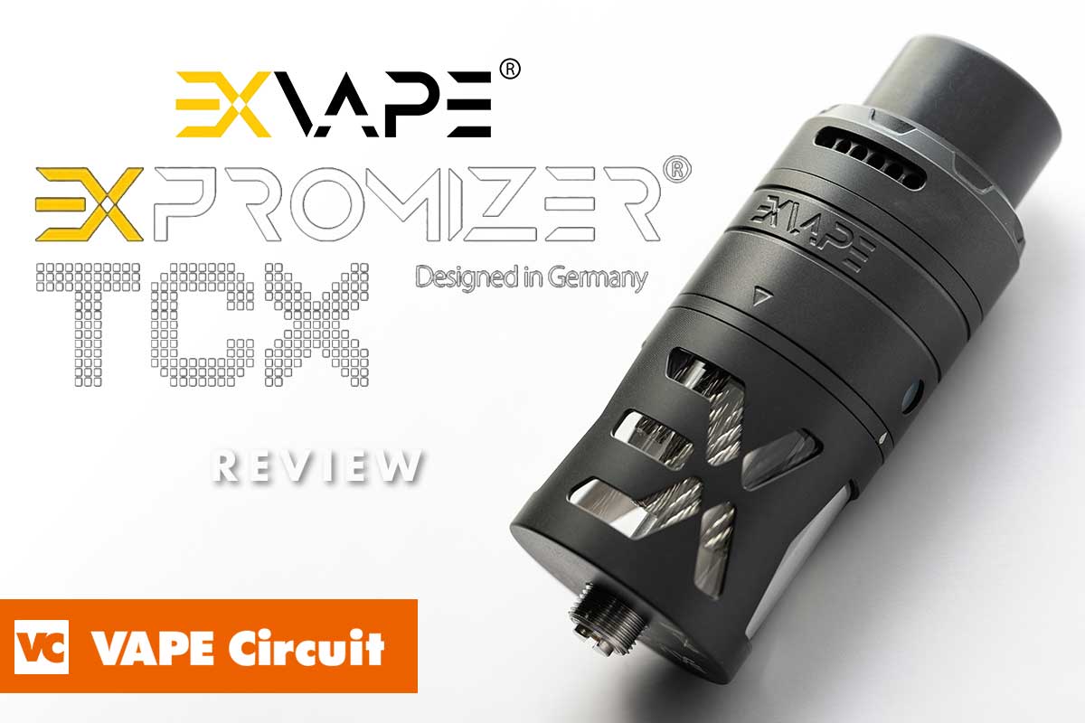 EX VAPE Expromizer TCX RDTA レビュー｜メッシュ特化！爆煙25mm