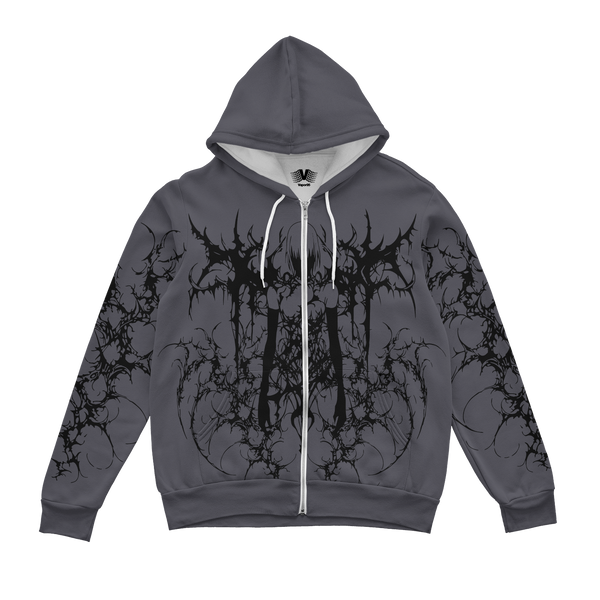 Vaporwave & Aesthetic Clothing | Thorns Zip Up Hoodie – Vapor95
