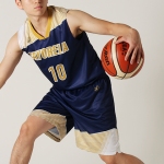 スクエアメッシュ メンズゲームシャツ・パンツセット）｜ゲームウェア