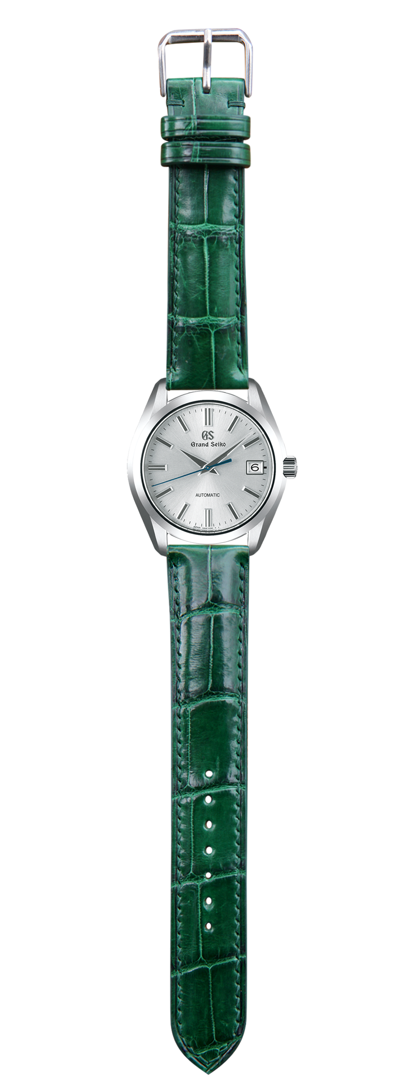 クロコダイルレザー 腕時計ベルト - グリーン – VGreen