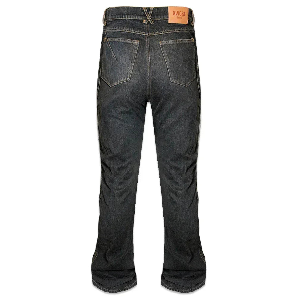 XWORE NYC(ウォー) 商品ページ - Waved Dirty Denim - Black