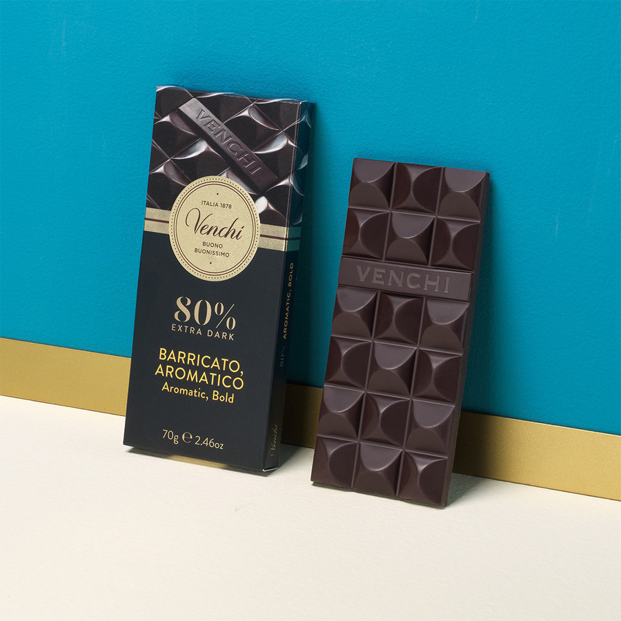 80％ エクストラダーク チョコレート アロマティック バー 116685