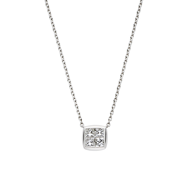 APVN193245DI ダイヤモンド プリンセス ネックレス 0.30ct｜ネックレス