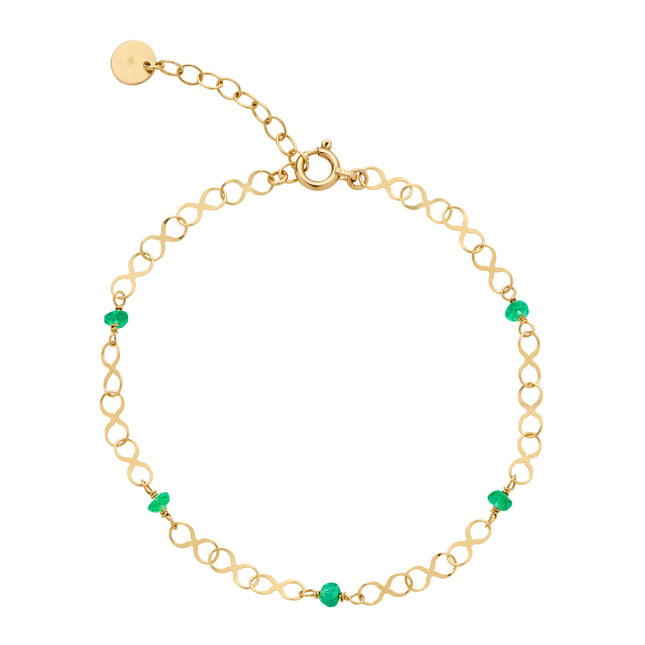 GJVB0103LSEM エメラルド ブレスレット｜ブレスレット｜ヴイエー