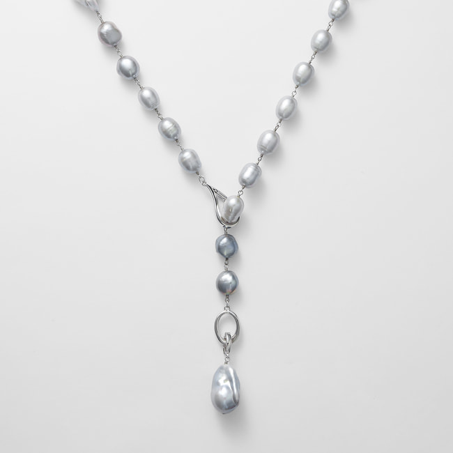 VBHN354965H3 淡水パール 大粒バロックネックレス｜ネックレス｜ヴァン