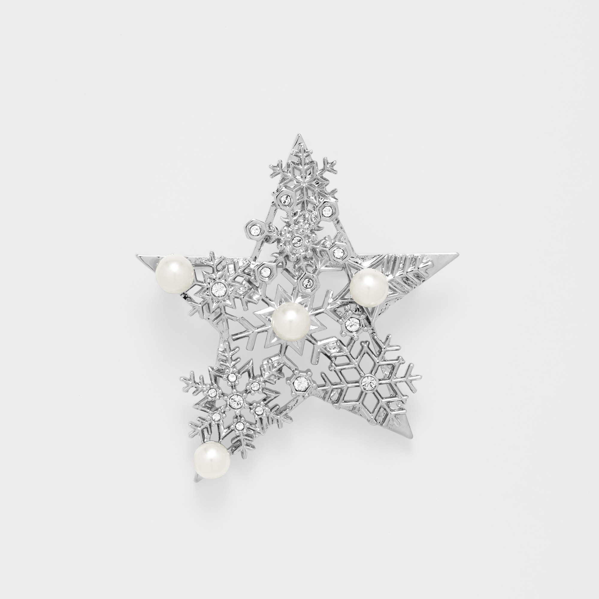 VBMV4786__PF 雪の結晶 星 ブローチ｜ブローチ｜ヴァンドーム