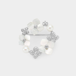 VBRV4187__RQ ローズクォーツ 桜 ブローチ｜ブローチ｜ヴァンドーム