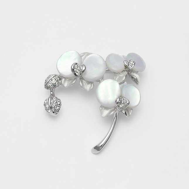 VBMV3673__MP 胡蝶蘭 ブローチ｜ブローチ｜ヴァンドームブティック