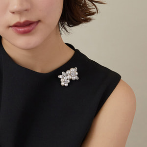 VBPV4007__UW 貝パール ブローチ｜ブローチ｜ヴァンドームブティック