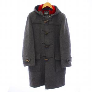 90S ダッフルコート ロング トグルボタン フード 内側チェック