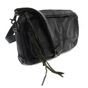 レザーショルダーバッグ 黒 ブラック（2024/07/17買取） - Y's ヨウジ