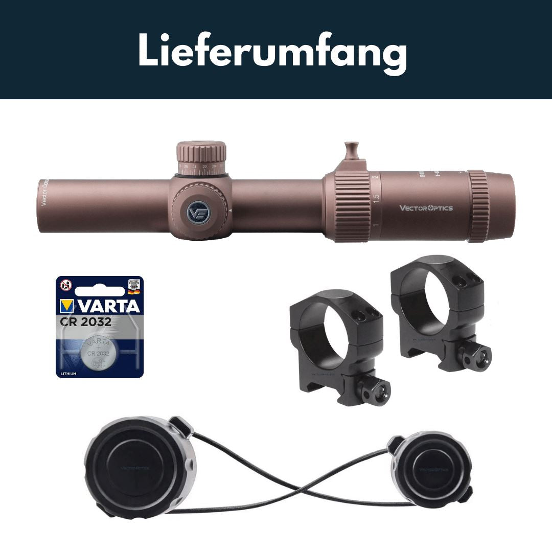 Vector Optics SCOC-32 Forester 1-5x24 GenII Coyote FDE – Vector