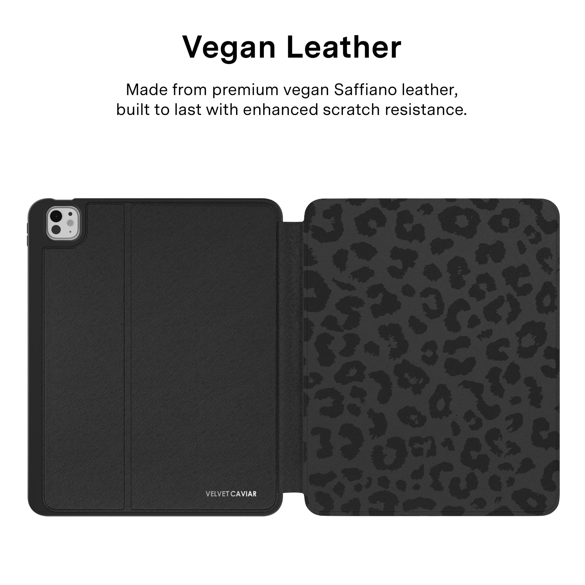 Black Leopard iPad Case