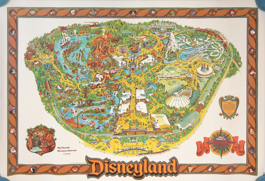1978 Disneyland Map - ID: augdisneyland19231 | Van Eaton Galleries