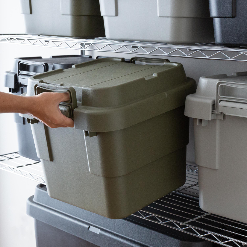 グレーのみ廃番※ 頑丈収納ボックストランクカーゴS 幅40×奥40×高さ36cm