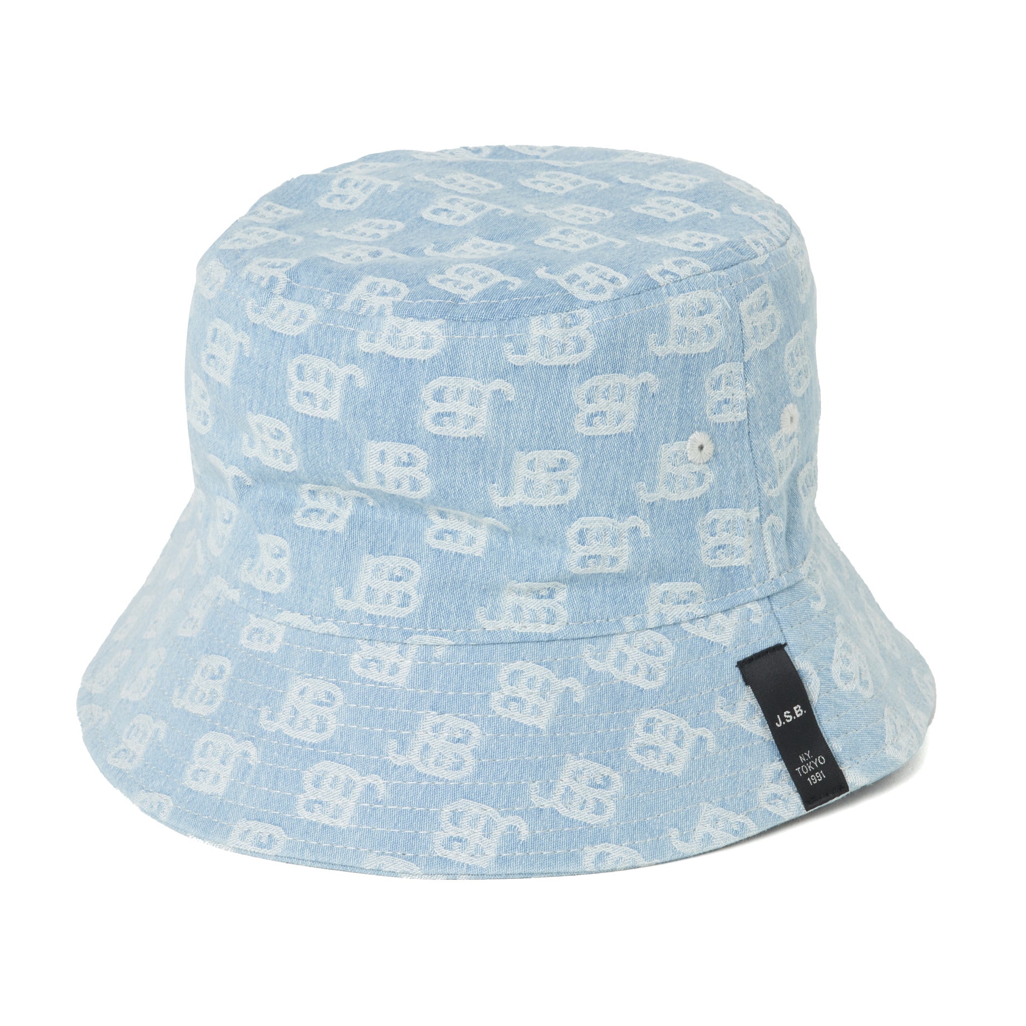 JSB Denim Monogram Bucket Hat | J.S.B. | VERTICAL GARAGE OFFICIAL