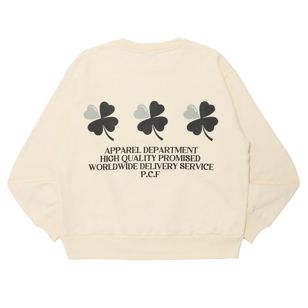 CLOVER CREWNECK SWEAT | P.C.F APPAREL DEPARTMENT | VERTICAL GARAGE