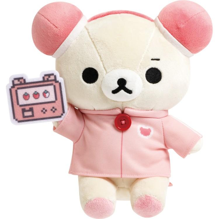 Korilakkuma Plush Doll Pink Gaming Rilakkuma San-X Japan 2025