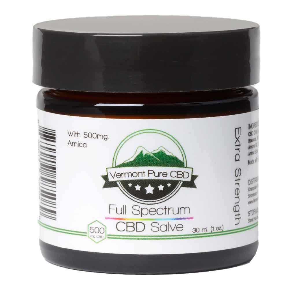Full Spectrum CBD 500 mg Salve - With Arnica - Vermont Pure CBD