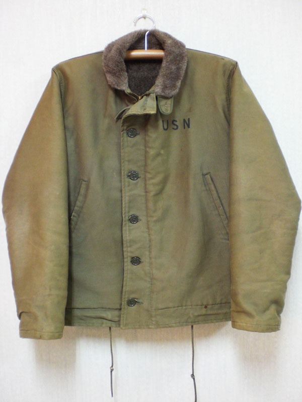 40's〜50's N-1ヴィンテージミリタリーデッキジャケット - Baby doll