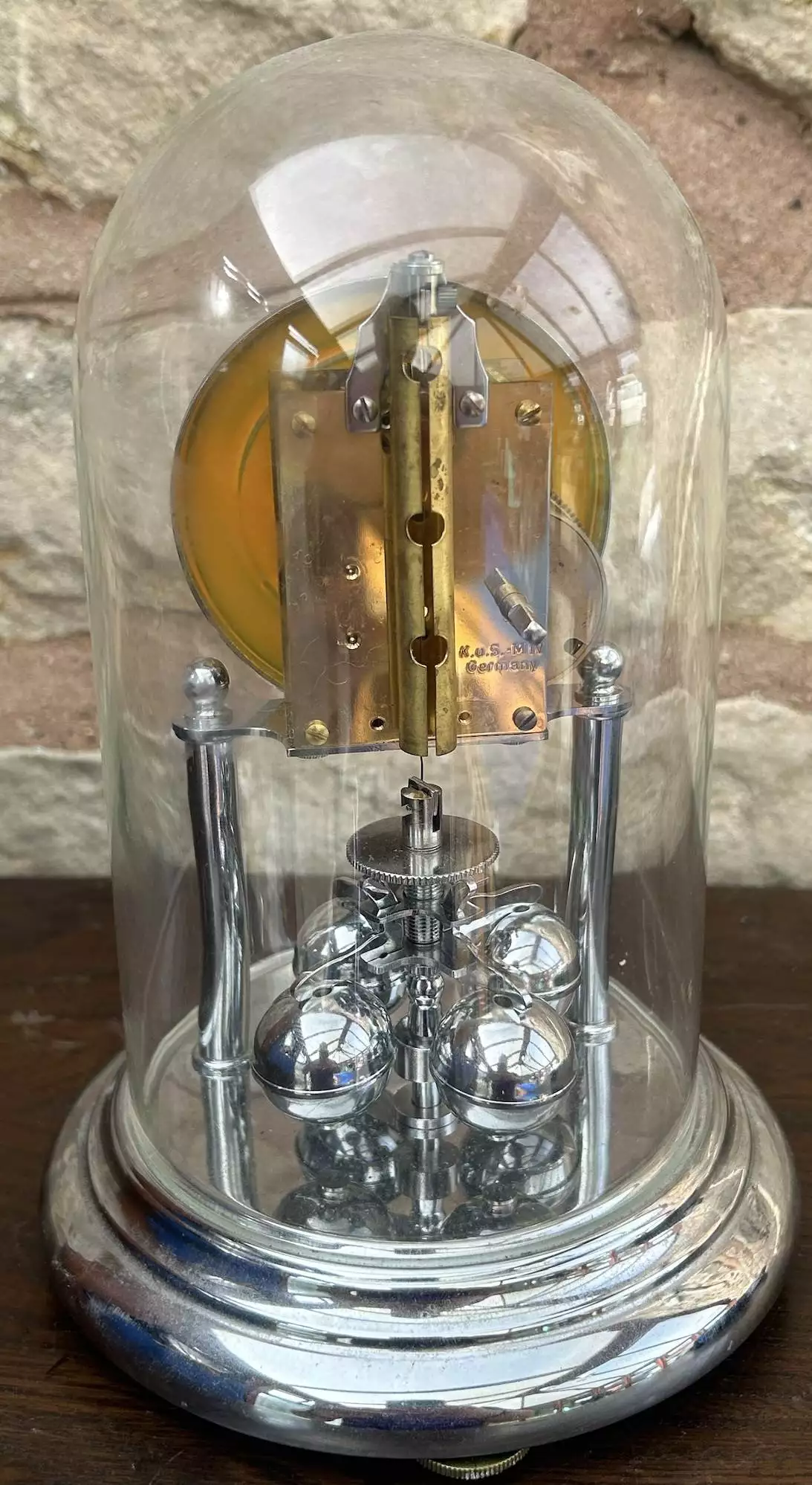 Chrome Kern 400 day Anniversary torsion clock – ca 1960