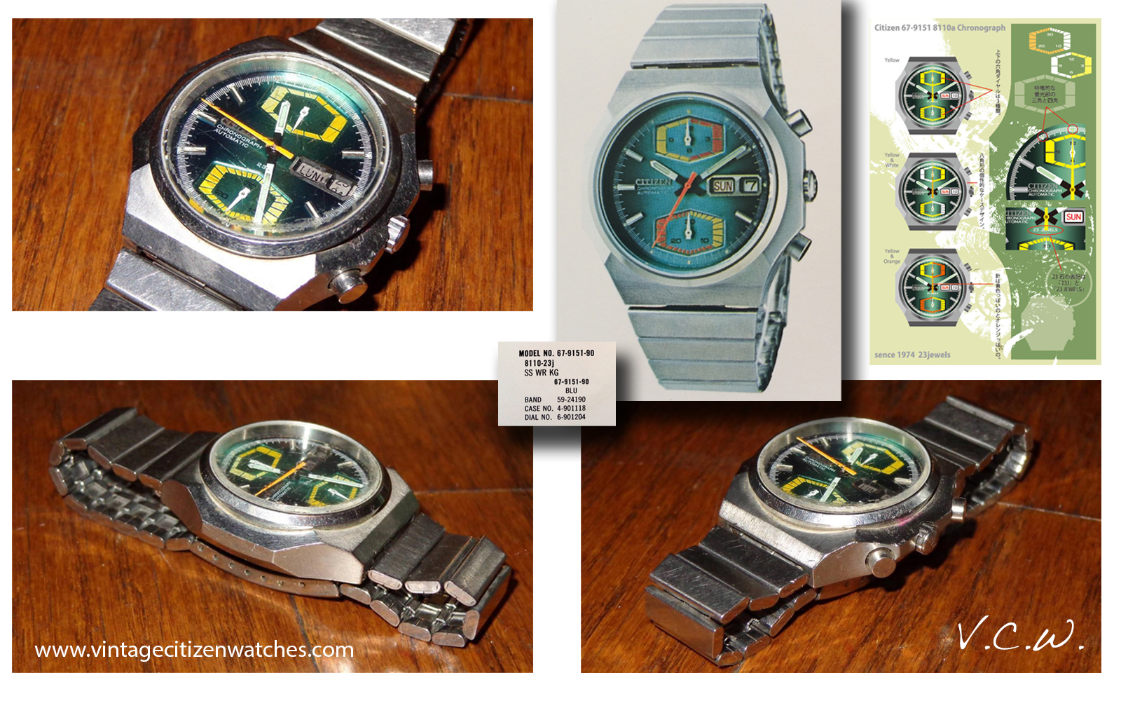 Citizen 8100 Chronograph 67-9151 Restoration – Vintage Citizen Watches