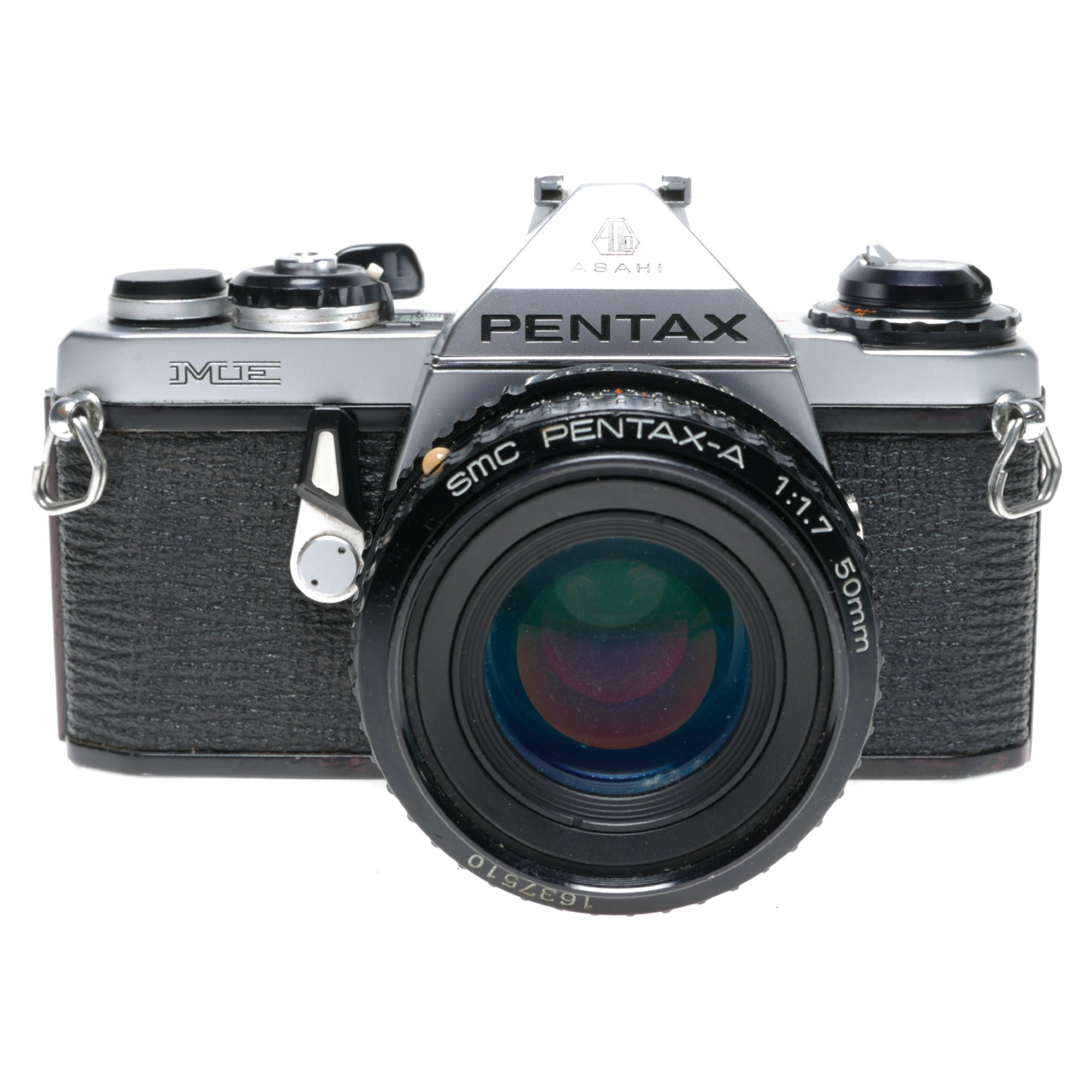 Asahi Pentax ME SLR Film Camera SMC Pentax-A 1.7/50mm - Vintage
