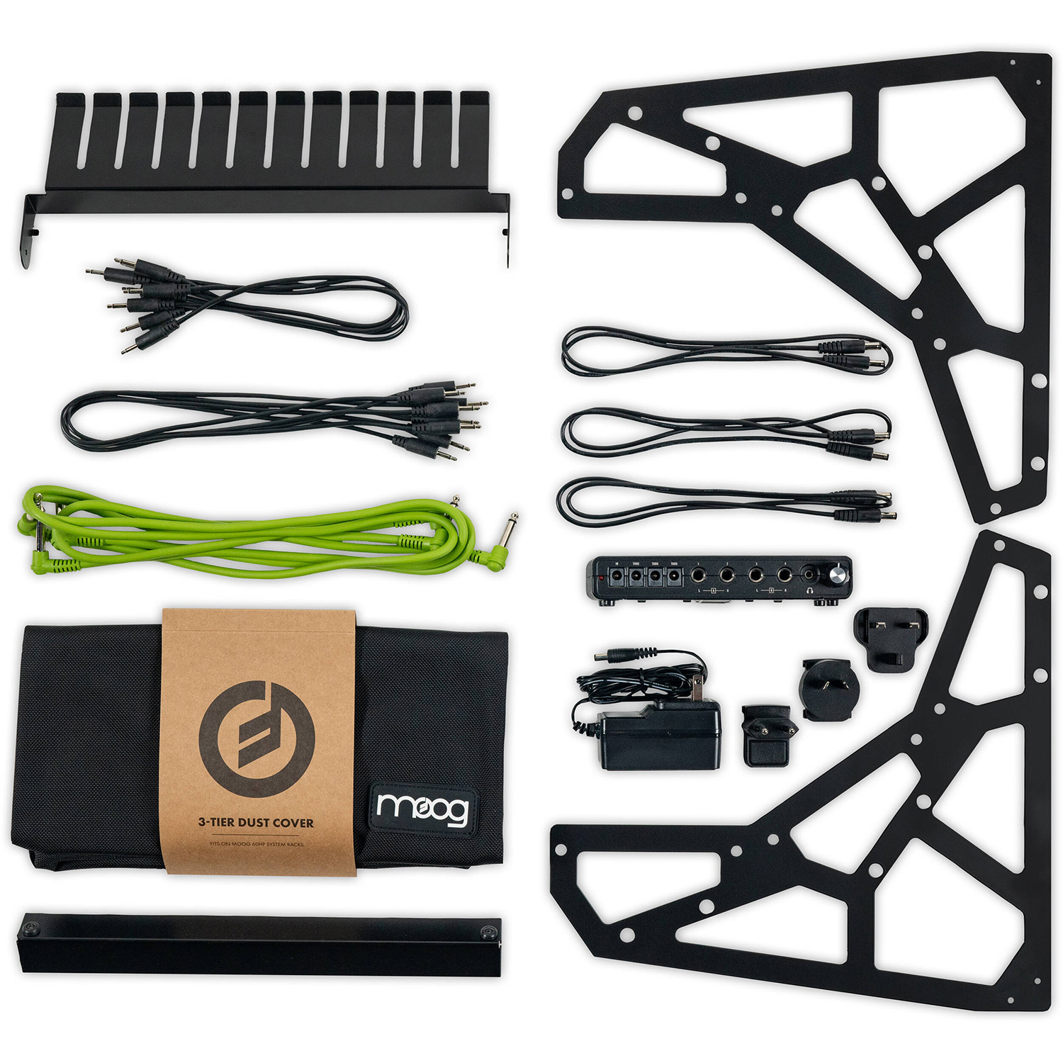 Moog Sound Studio Accessory Kit 3-tier Powered Rack System