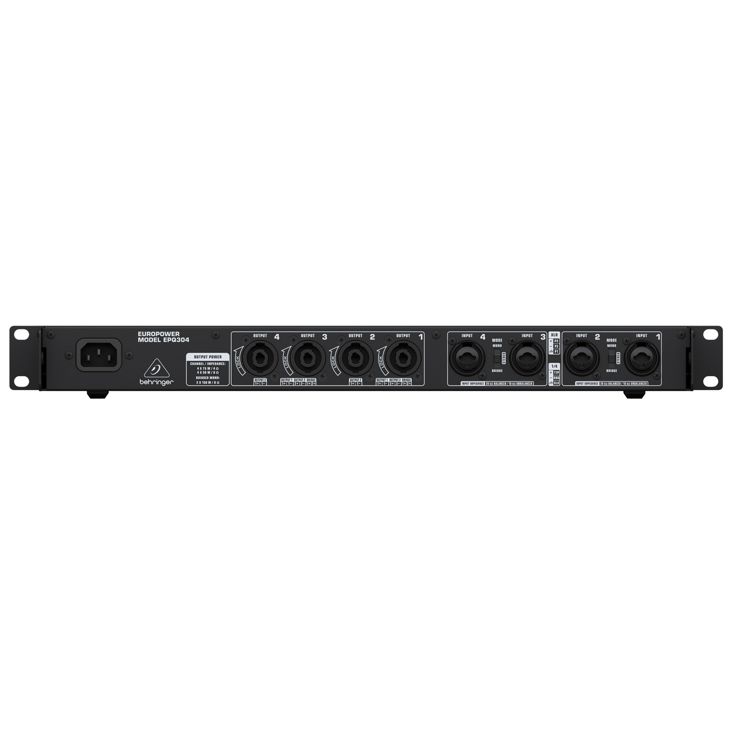 Behringer EPQ304 300-Watt 4-Channel Power Amplifier - Vintage King