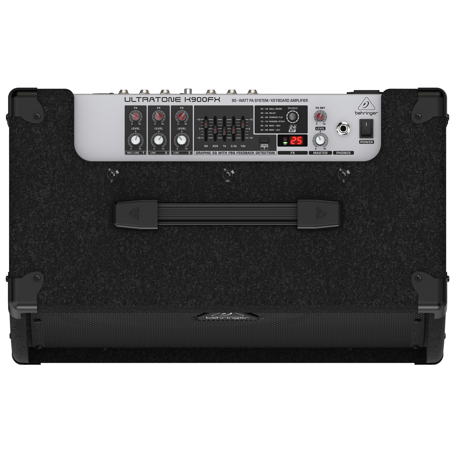 Behringer K900FX 90-Watt 3-Channel PA System/Keyboard Amplifier
