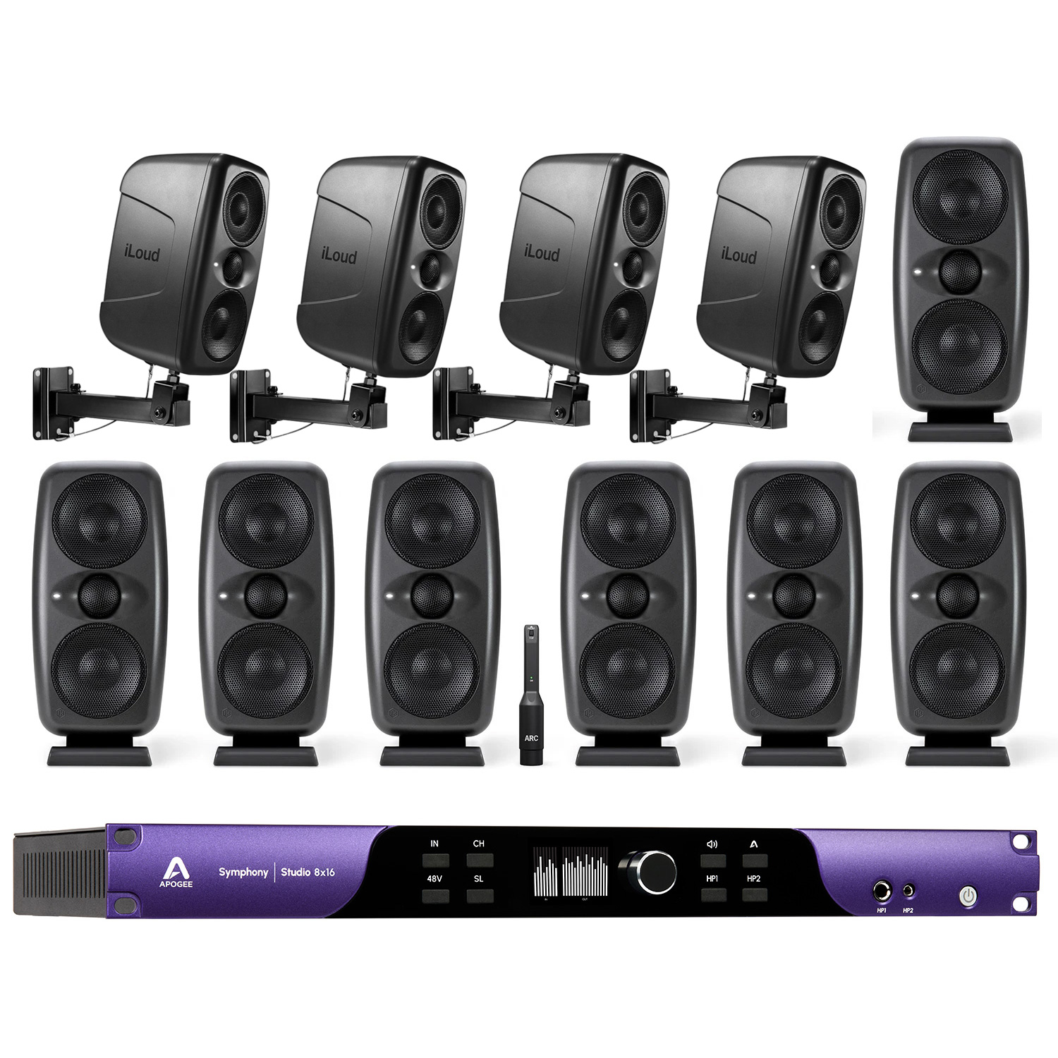 IK Multimedia iLoud MTM MKII Immersive Bundle with Apogee Symphony