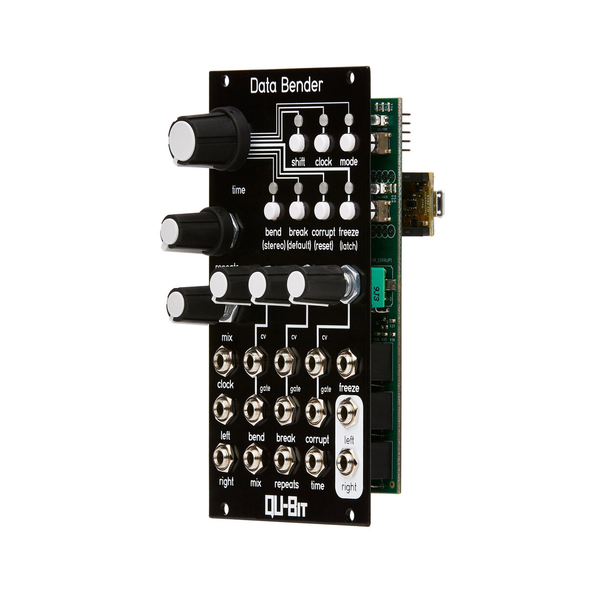 Qu-Bit Data Bender Circuit Bent Digital Audio Buffer Module