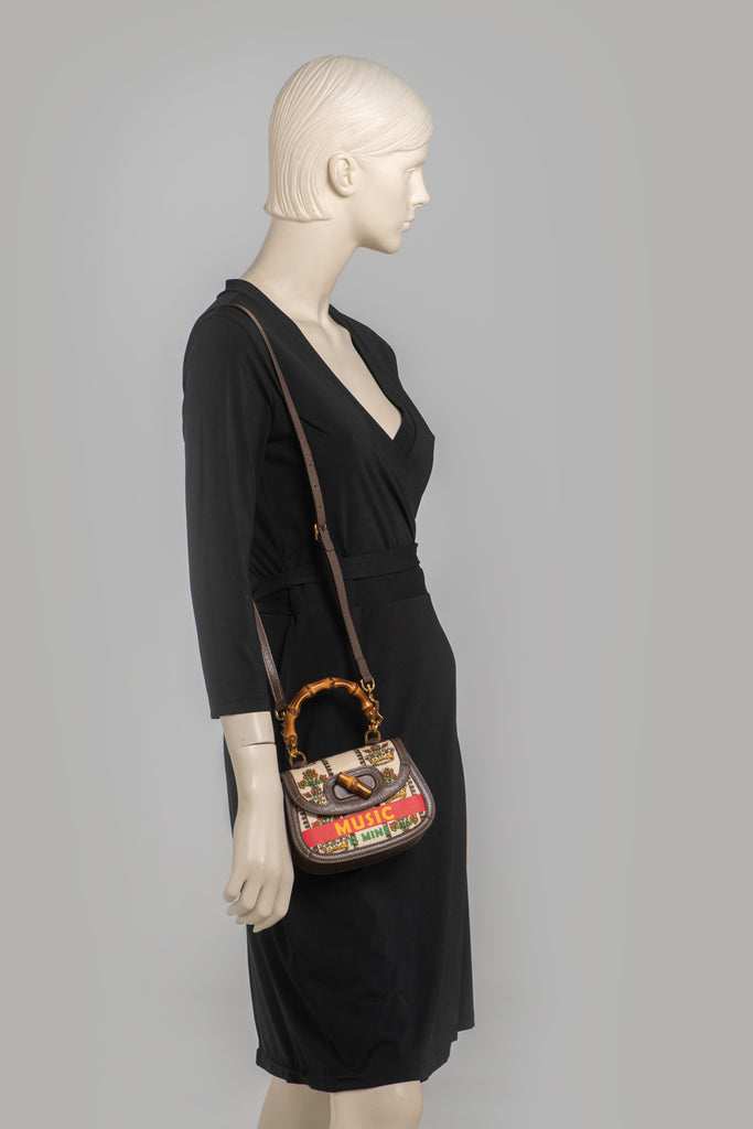 Gucci New LIm.Ed. Music Mini Bamboo Bag - Vintage Lux