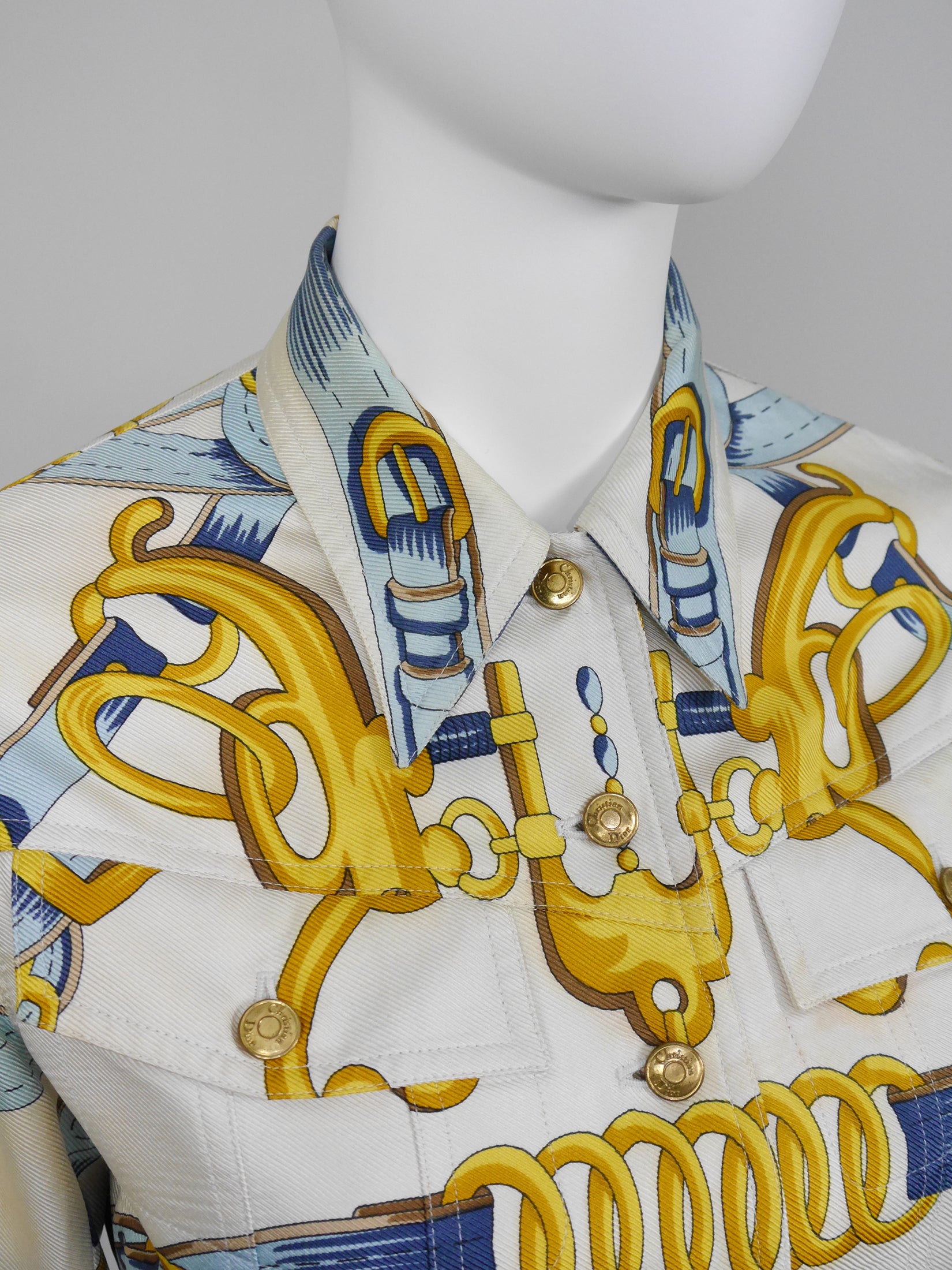 CHRISTIAN DIOR by John Galliano Spring 2000 Vintage Silk Jacket