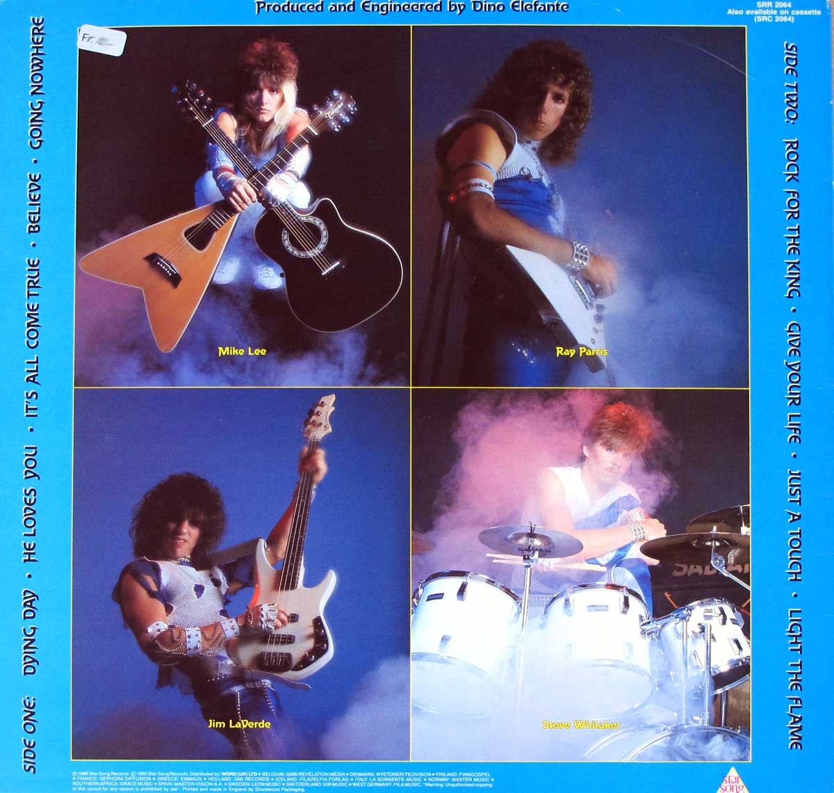 BARREN CROSS Rock for the King Christian Rock Metal Album Cover