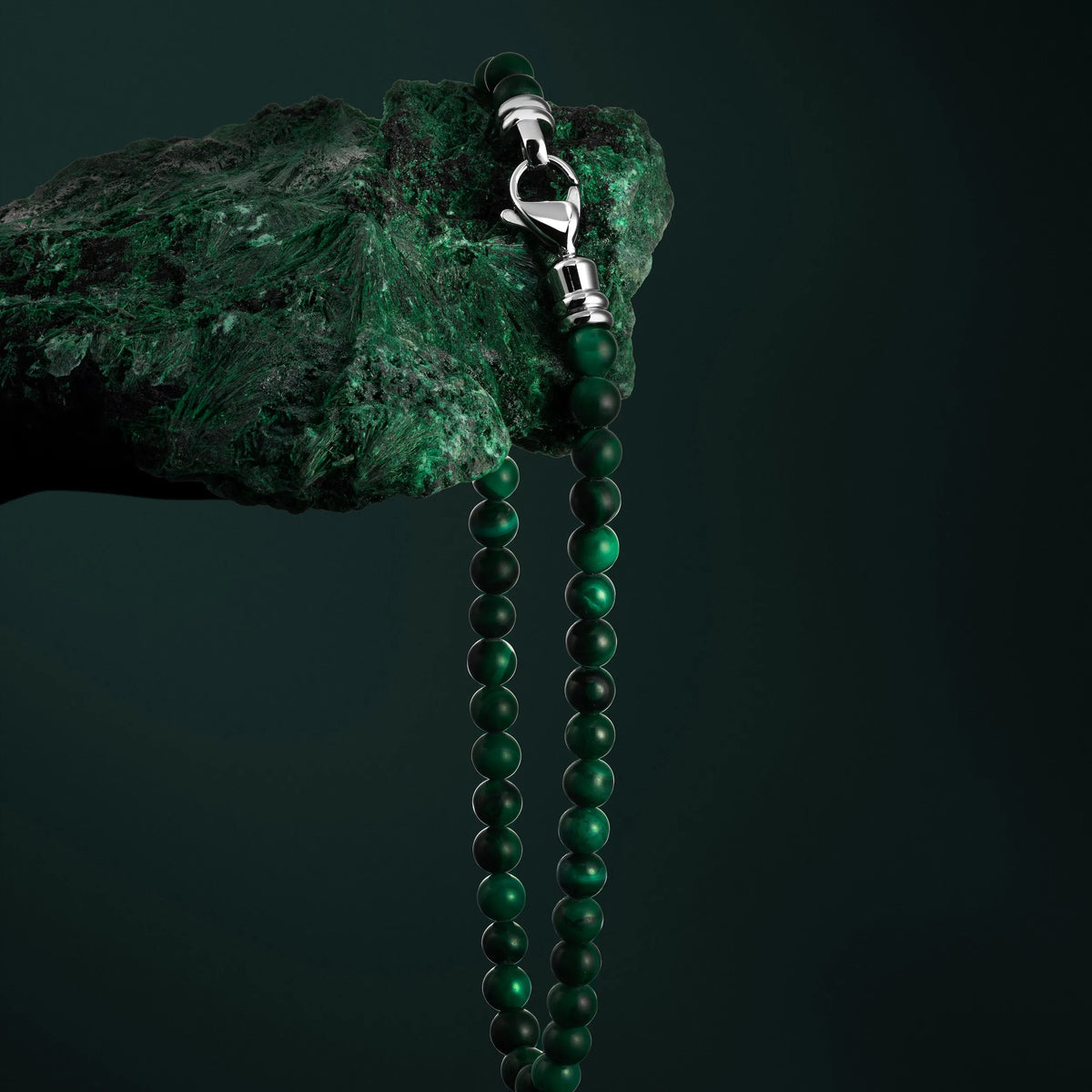 4mm Bead Bracelet - Malachite | Vincero | Vincero Collective