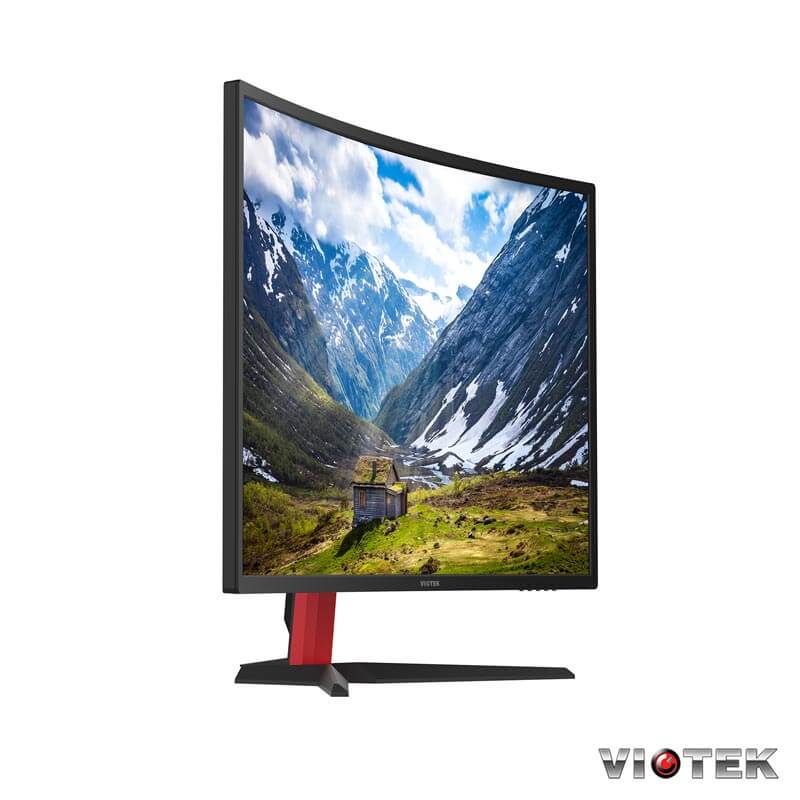 Curved Monitor: VIOTEK GN32C 32” 144Hz 1080P Gaming Monitor - Viotek