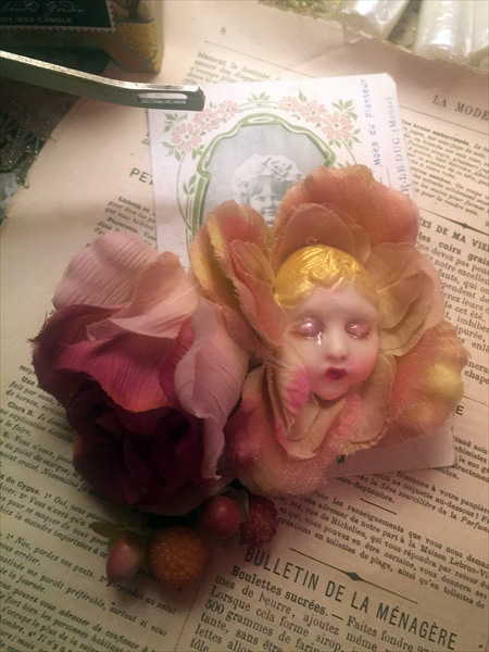 Mari Shimizu 「お花ちゃんブローチ」 淑女雑貨Toe Cocotte