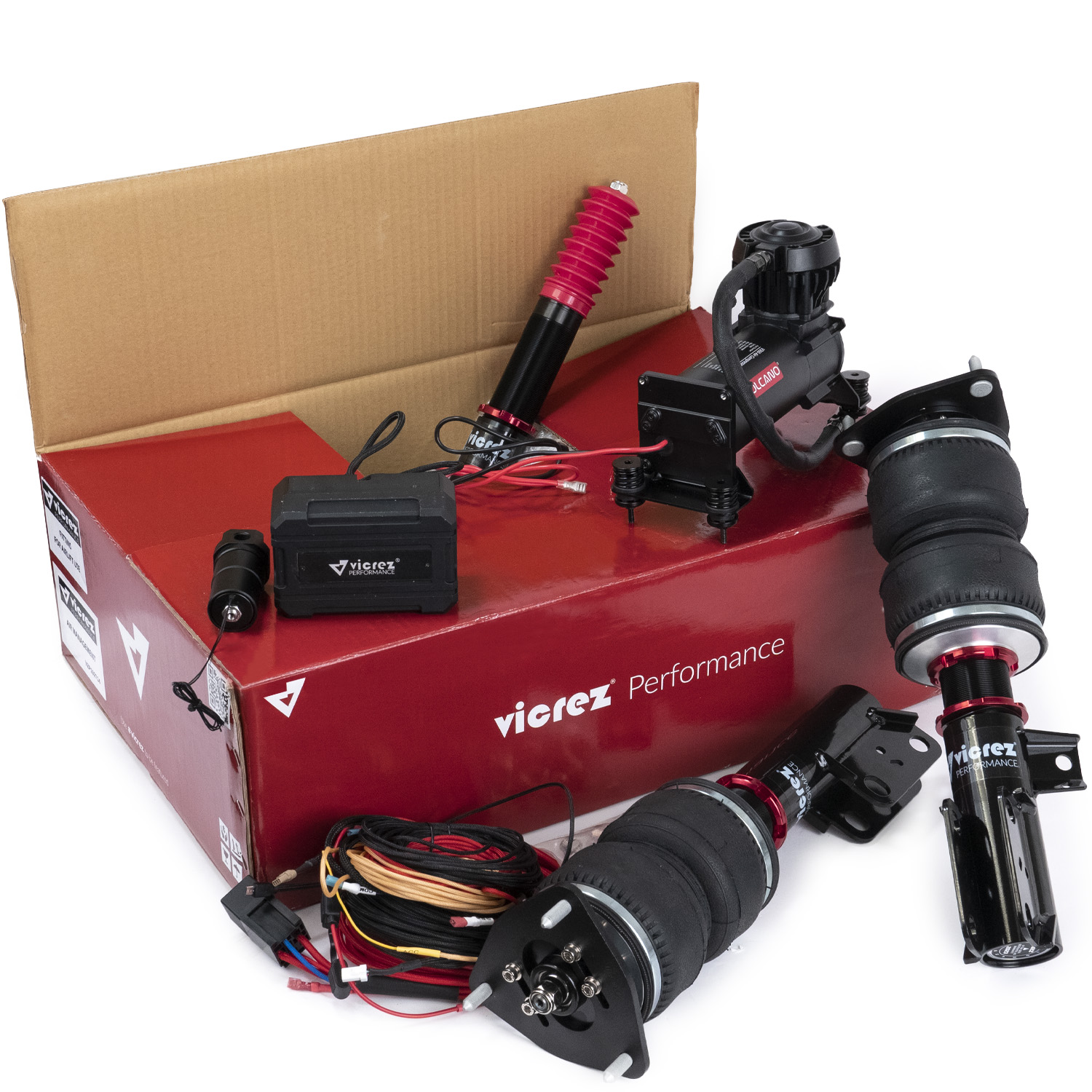 Vicrez Performance Complete Air Ride Suspension Kit w/ Management